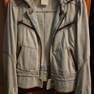 Dolce and Gabbana motorcycle denim jacket